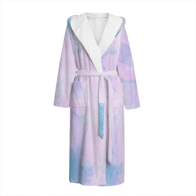 Bunter Bademantel Aussie Flanell – flauschig & farbenfroh, Größen S–2XL